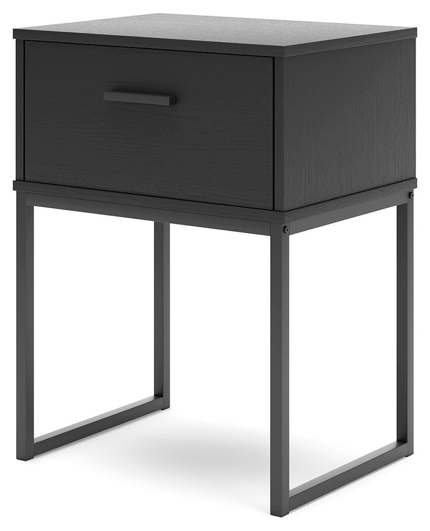 Socalle Nightstand - Black  (EB1865-SI) - Image 3