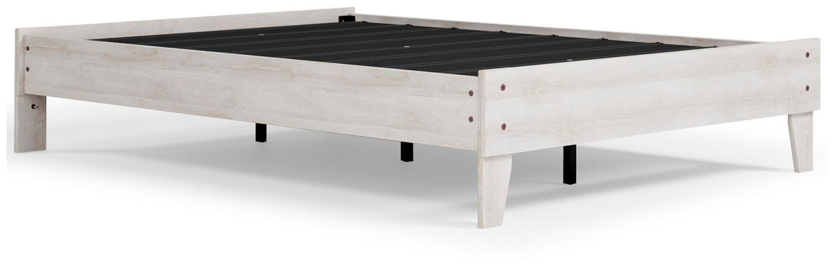 Shawburn Platform Bed - Whitewash  (EB4121-SI) - Image 15