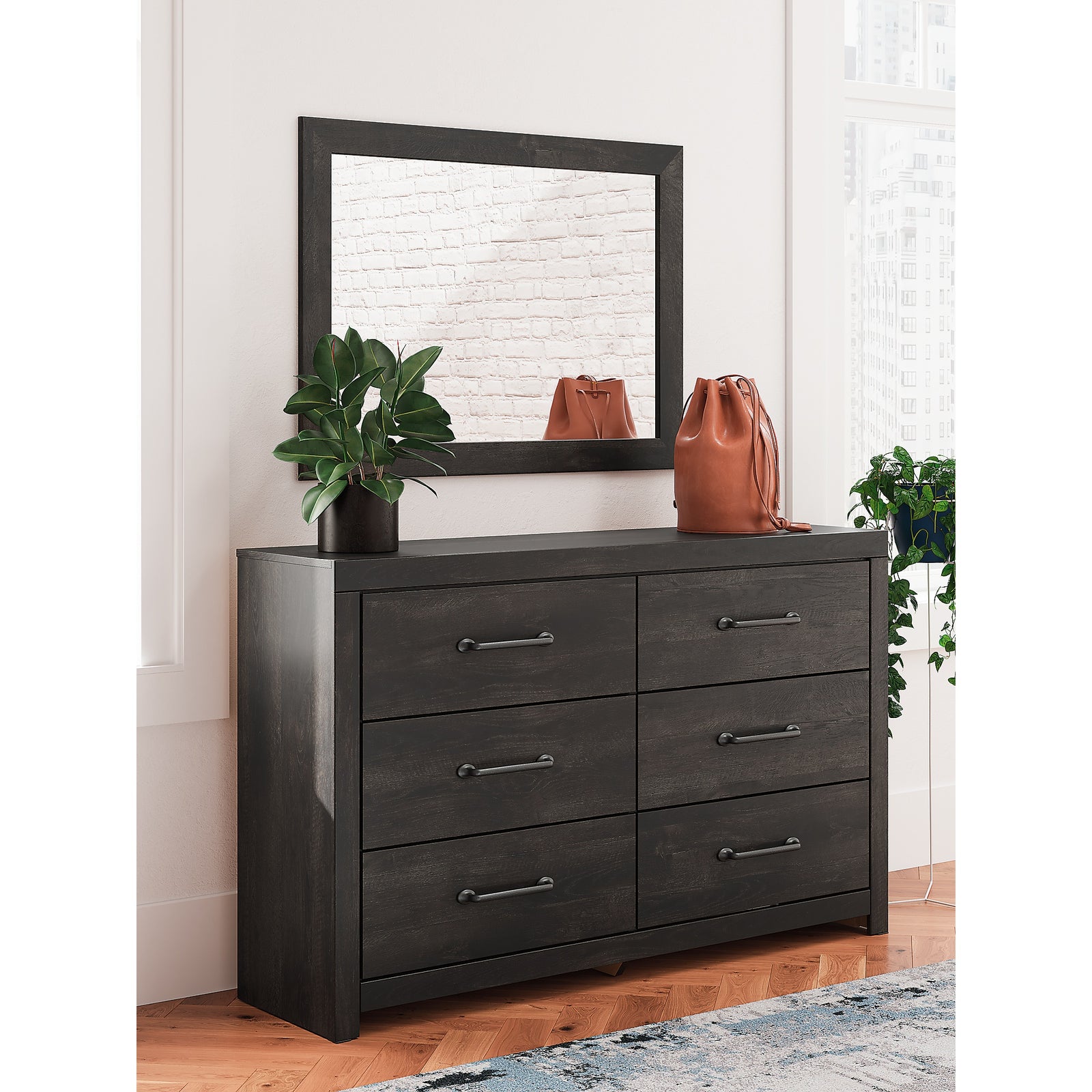 Hollivern Dresser and Mirror (PCB2108-SI) - Image 8