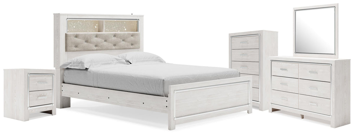 Altyra Bookcase Bed, Dresser, Chest and Nightstand (B2640-SI)