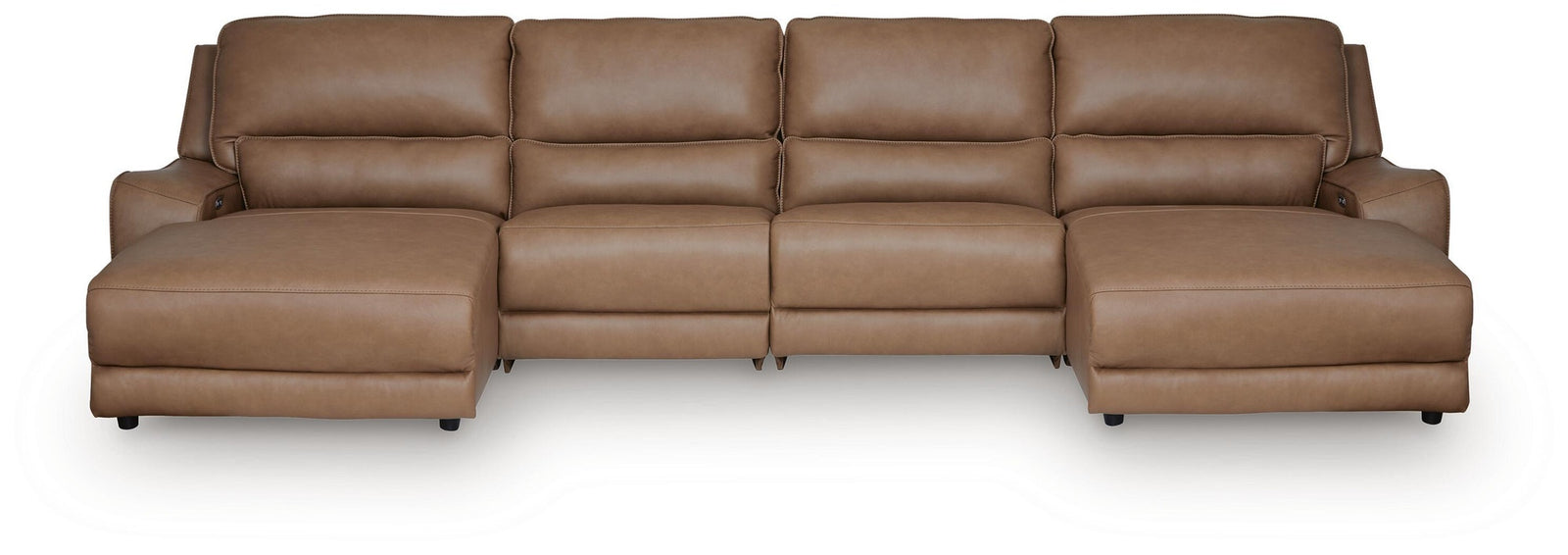 DeepWakes 4-Piece Power Reclining Sectional with Chaise (PCU62606-SI)