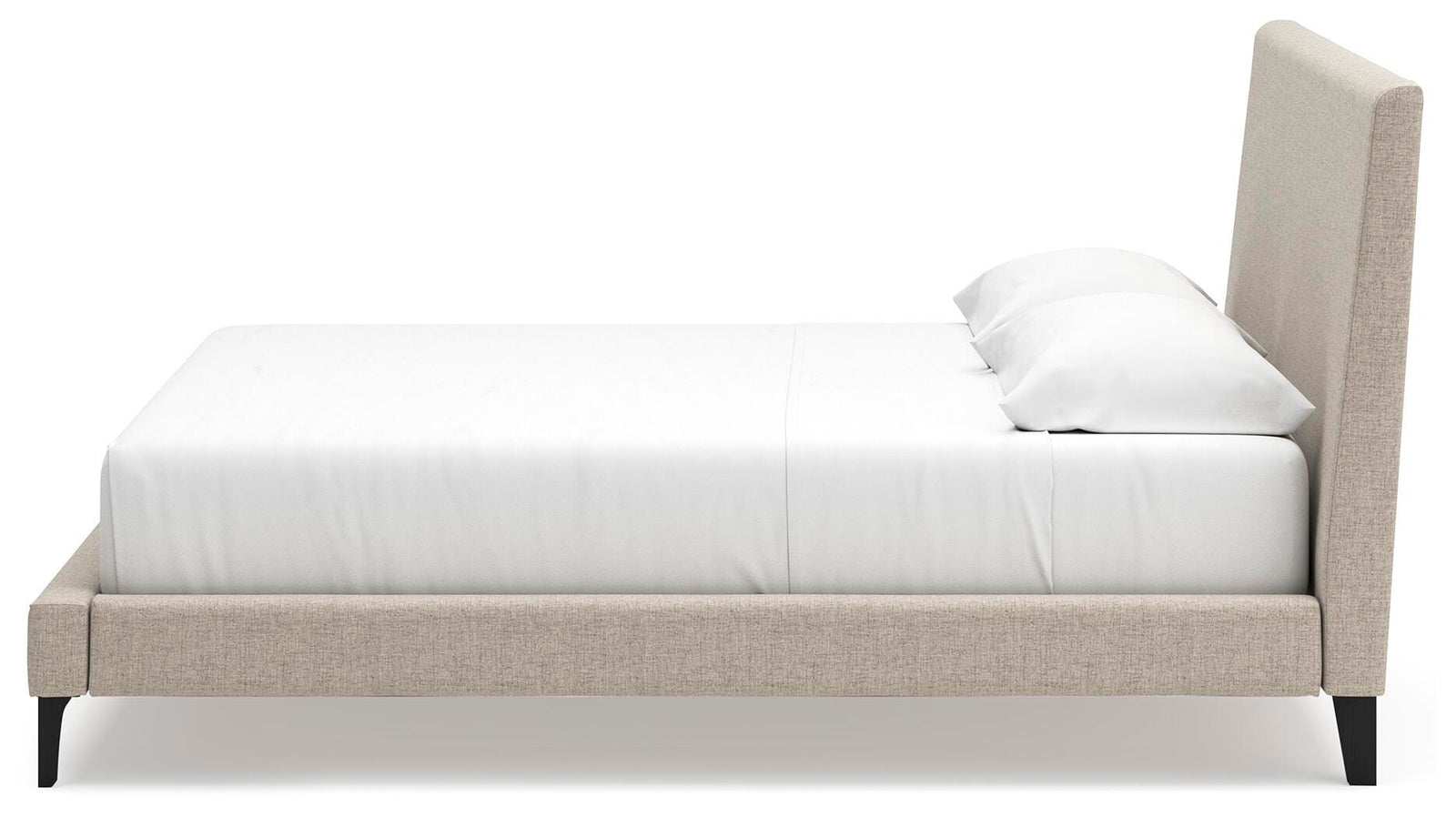 Cielden Upholstered Bed with Roll Slats - Soft Gray  (B1199-SI) - Image 27