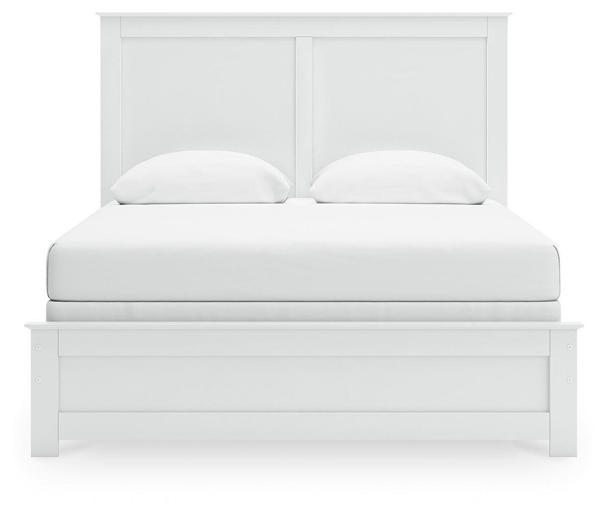 Bostwick Shoals Panel Bed and Dresser - White  (B139-SI) - Image 3