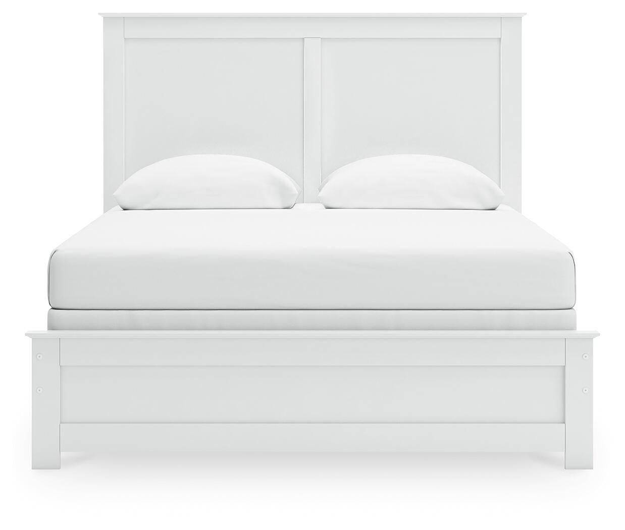 Bostwick Shoals Panel Bed and Dresser - White  (B139-SI) - Image 3