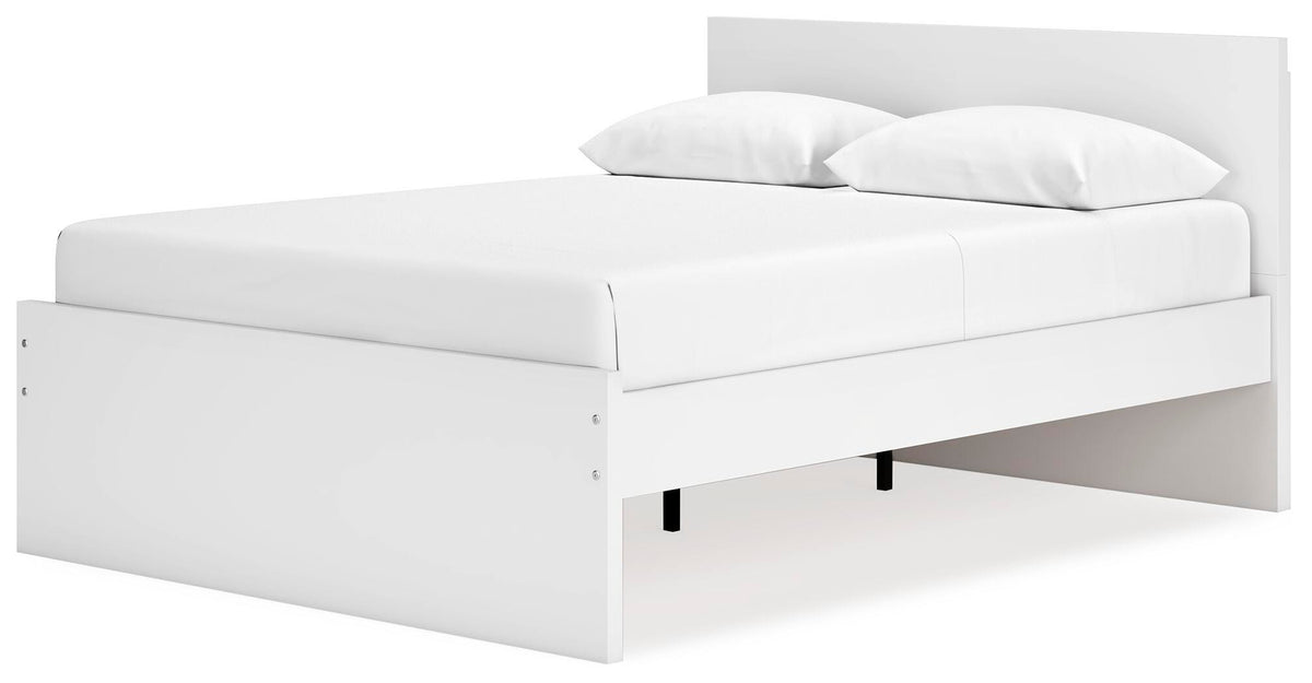 Onita Panel Platform Bed - White  (EB9630-SI) - Image 3