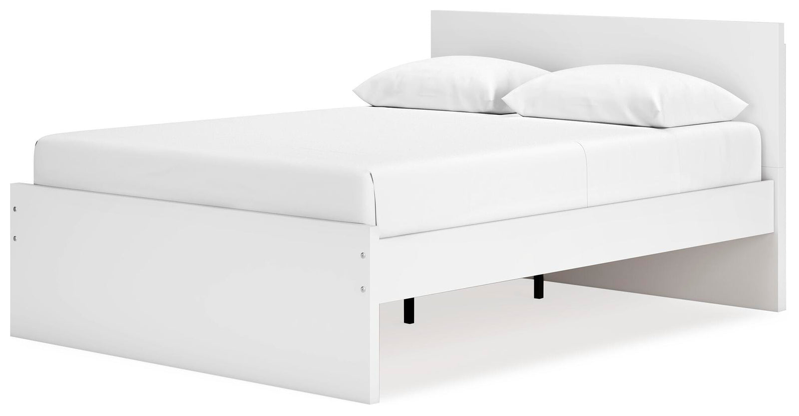 Onita Panel Platform Bed - White  (EB9630-SI) - Image 3
