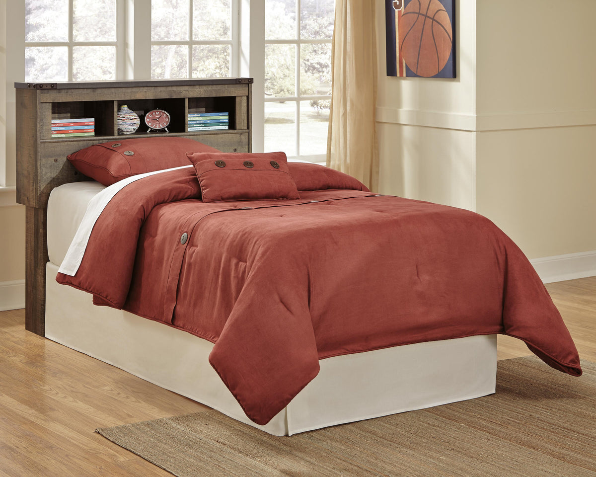 Trinell Bookcase Headboard (Youth) - Brown  (B446-SI) - Image 2
