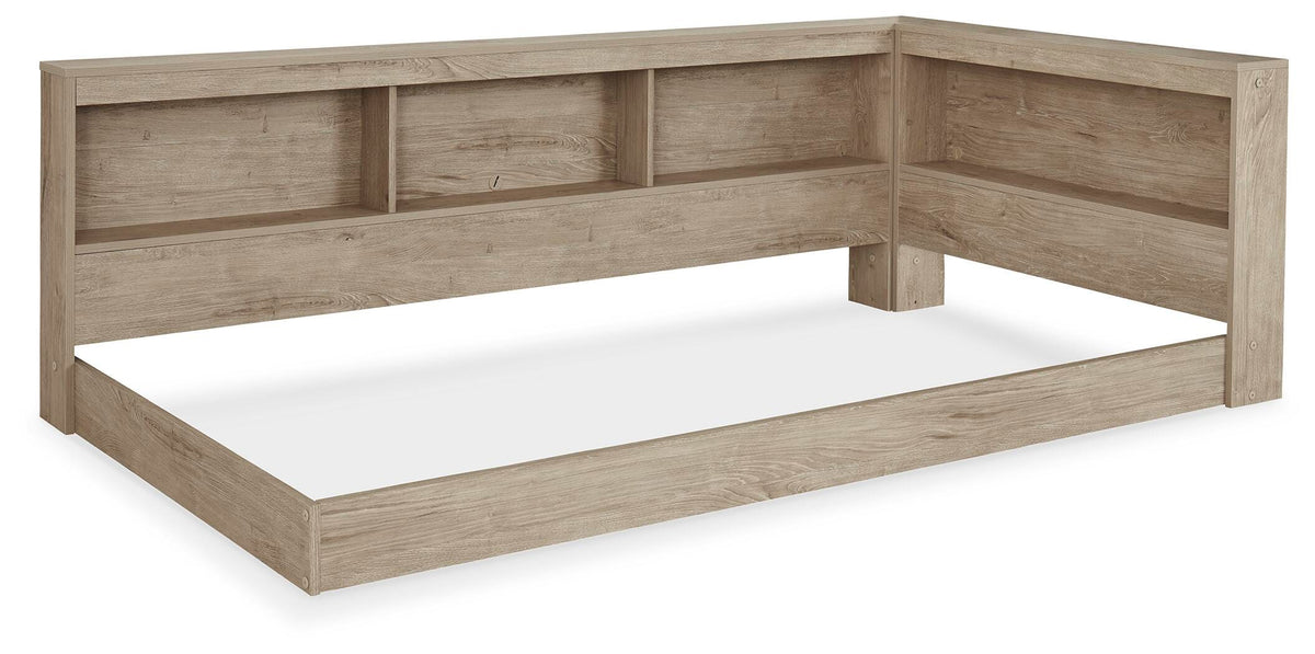 Oliah Bookcase Storage Bed (Youth) - Natural  (EB2270-SI) - Image 3