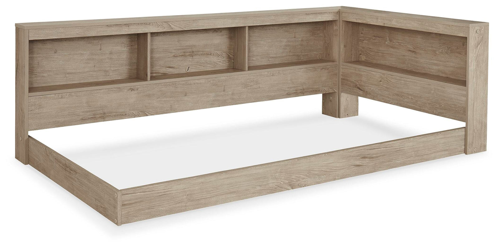 Oliah Bookcase Storage Bed (Youth) - Natural  (EB2270-SI) - Image 3