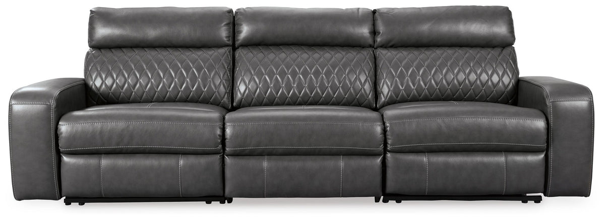Samperstone 3-Piece Power Reclining Sectional Sofa (55203-SI)
