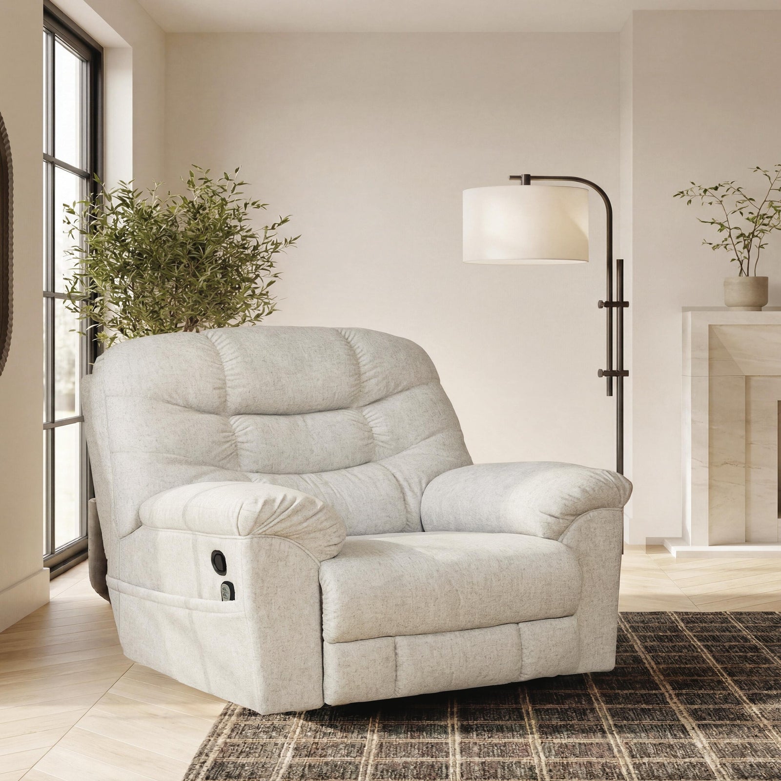Linenfield Recliner (PC55707-SI) - Image 2