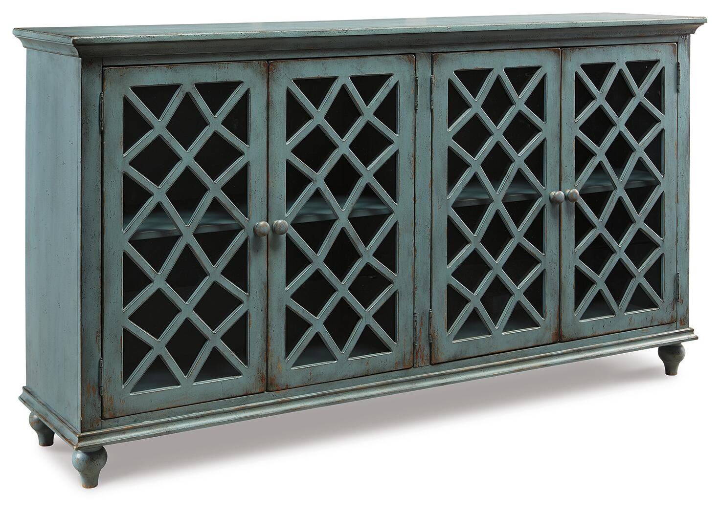 Mirimyn Accent Cabinet - Antique Teal  (T505-SI)