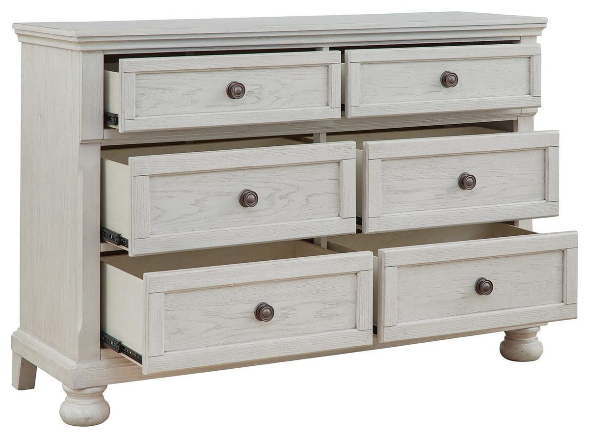 Robbinsdale Dresser (Youth) - Antique White  (B742-SI) - Image 3