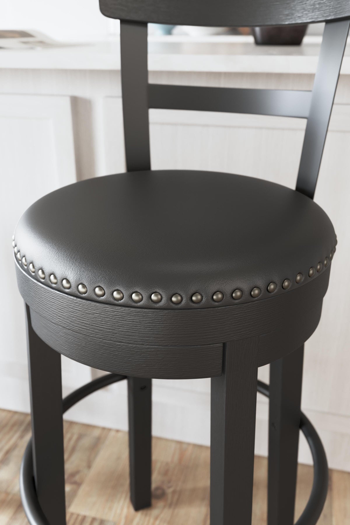Valebeck Bar Height Bar Stool (Set of 2) (D546-SI) - Image 7