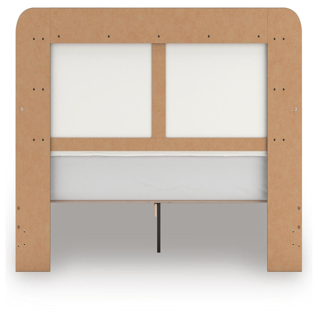 Kendanport King Upholstered Bed, Dresser and Mirror (PCB1108-SI) - Image 13