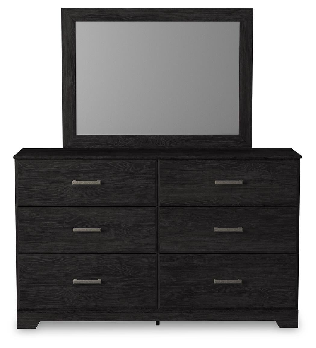 Belachime Panel Bed, Dresser, Mirror, Chest and Nightstand (B2589-SI) - Image 2