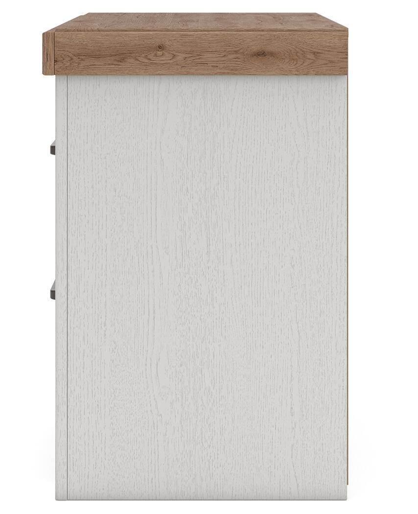 Savonport Nightstand - White/Brown  (B4615-SI) - Image 6