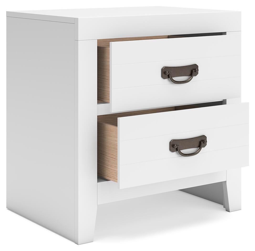 Binterglen Panel Bed, Dresser, Chest and 2 Nightstands (B427-SI) - Image 25