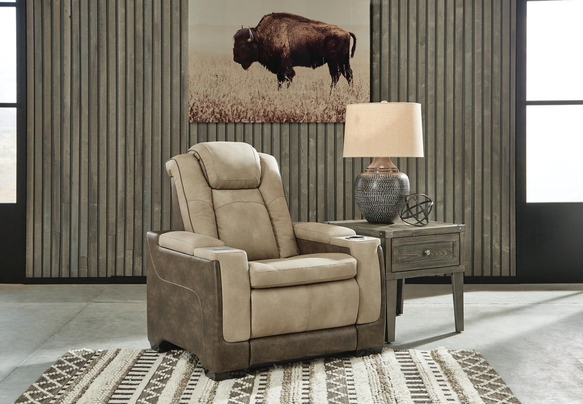 Next-Gen Durapella Power Reclining Loveseat with Console (22003-SI) - Image 13