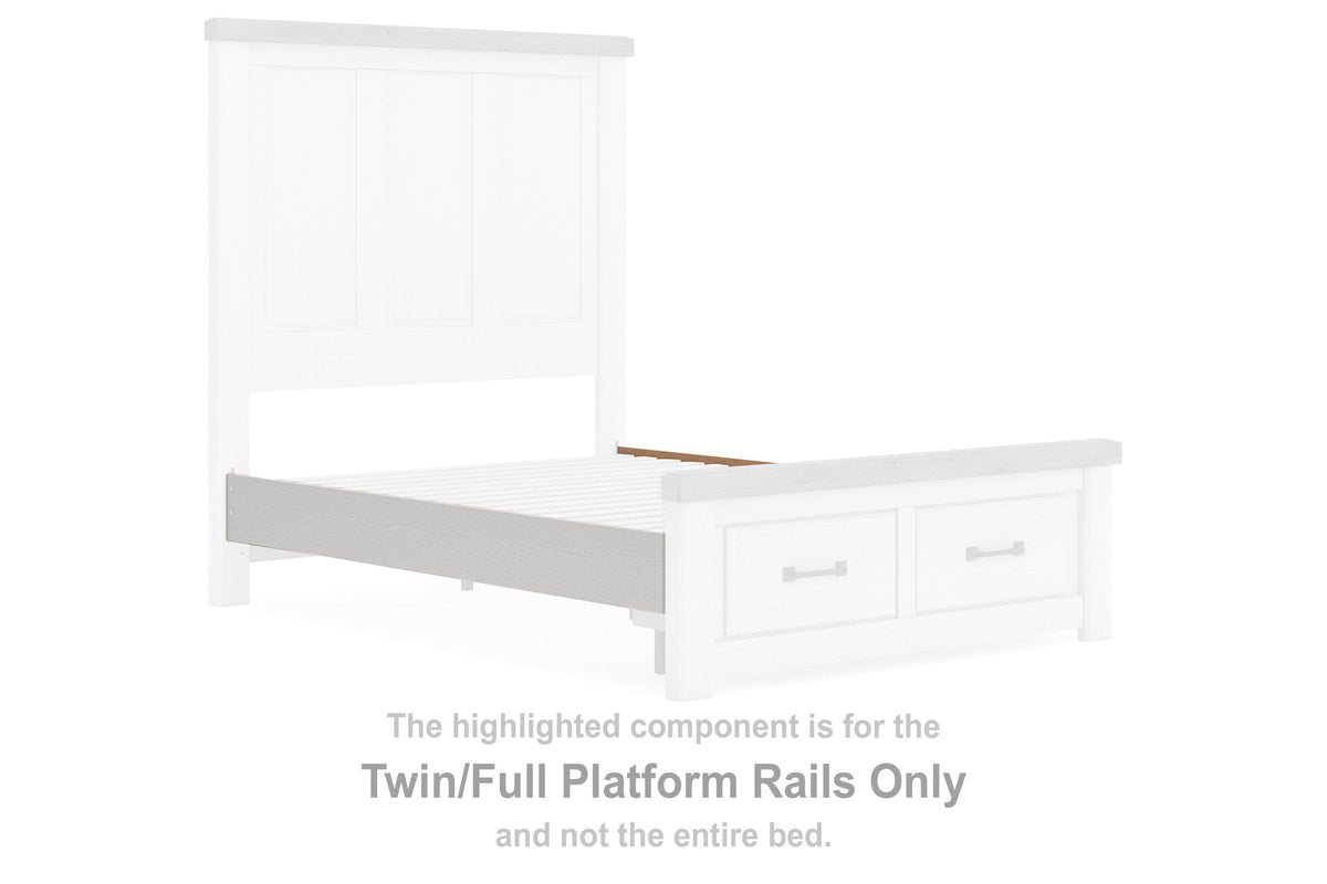 Savonport Platform Rails (Youth) - White  (B4615-SI)