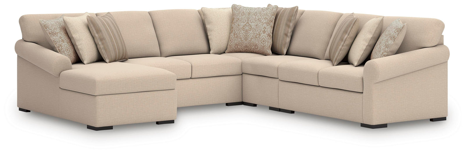 LadyMae 5-Piece Sectional with Chaise (59404-SI)