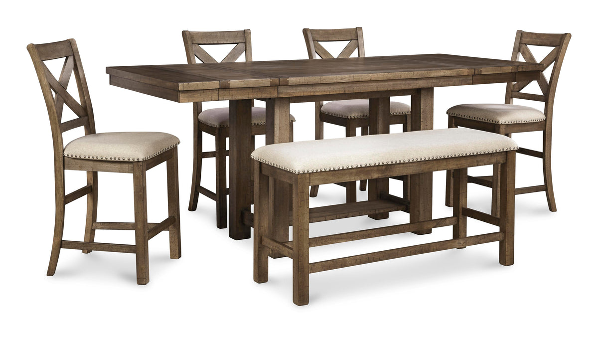 Moriville Counter Height Dining Extension Table (D631-SI) - Image 5