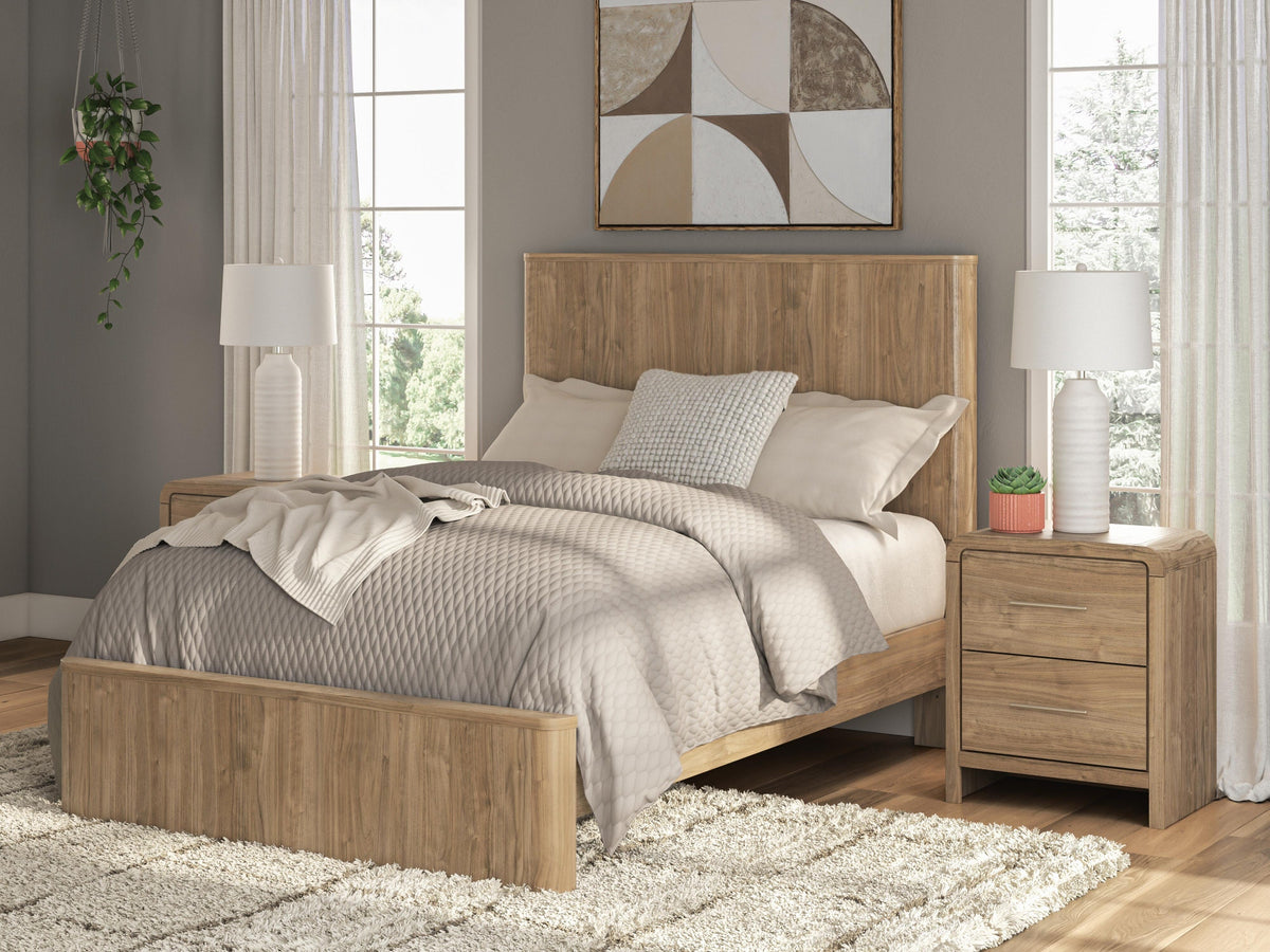 Gramburg Full Panel Platform Bed (PCB1121-SI) - Image 2