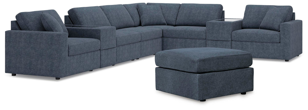 Modmax 8-Piece Sectional and Ottoman (92121-SI)