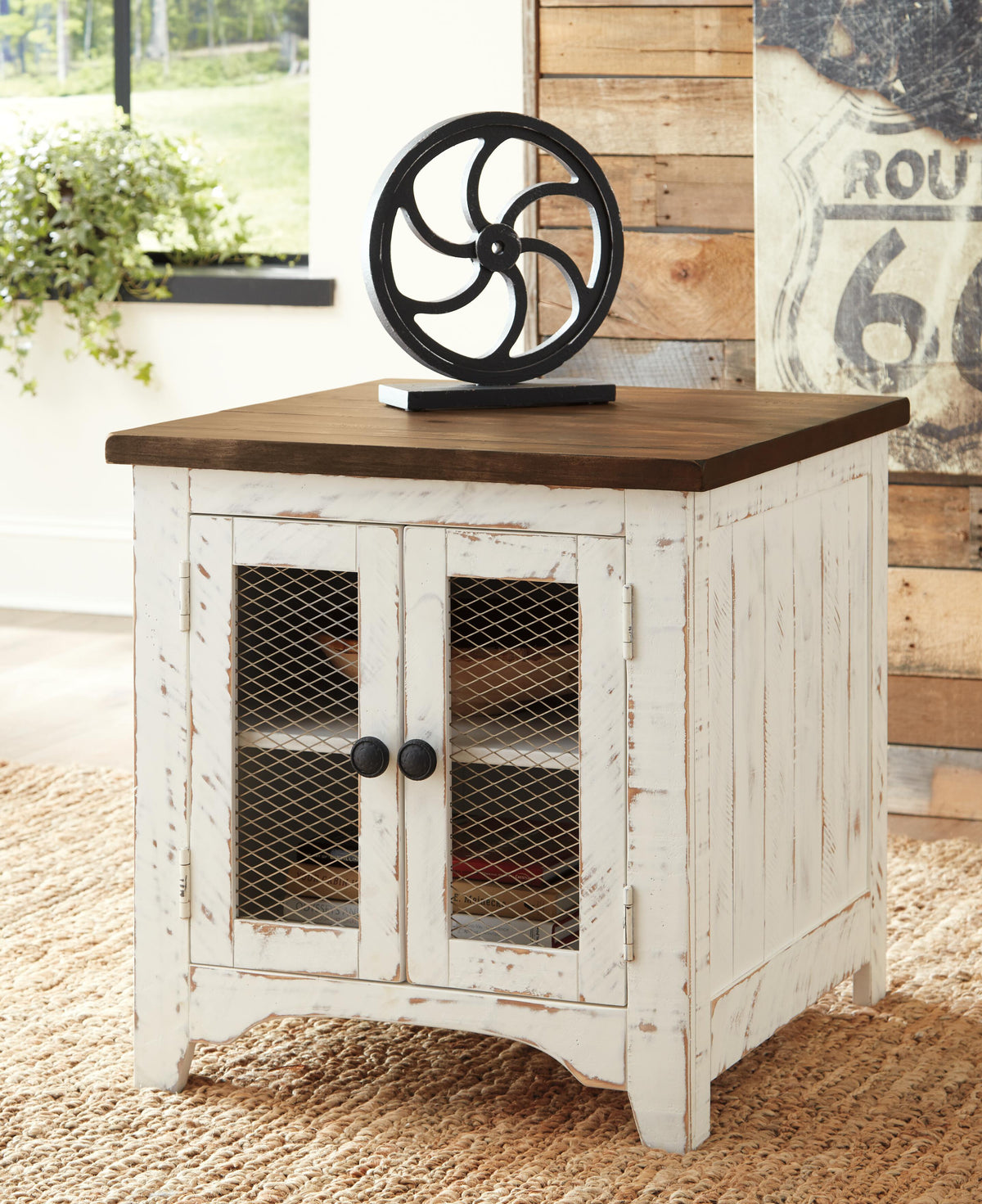 Wystfield Coffee Table and 2 End Tables - White/Brown  (T459-SI) - Image 18