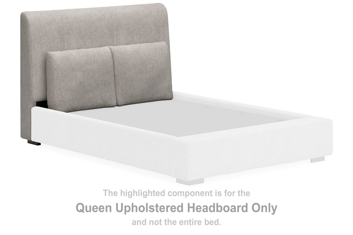 Cabalynn Upholstered Headboard - Oatmeal  (B974-SI)