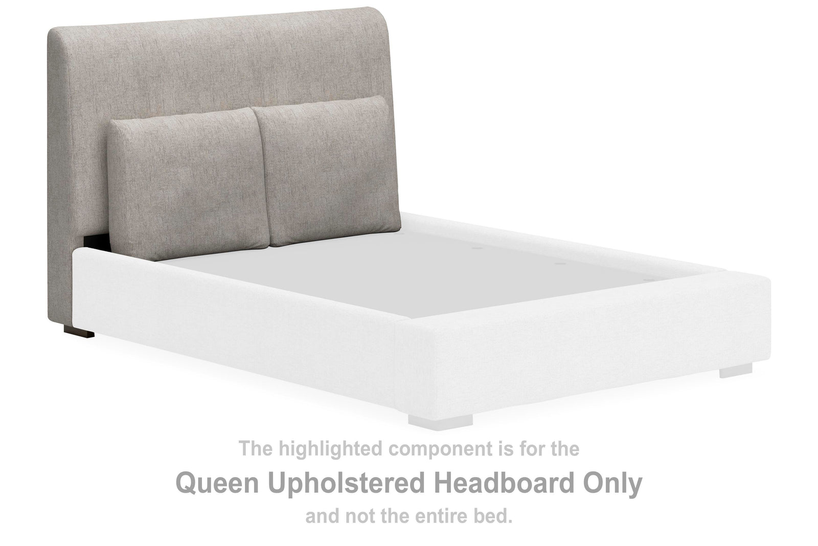 Cabalynn Upholstered Headboard - Oatmeal  (B974-SI)
