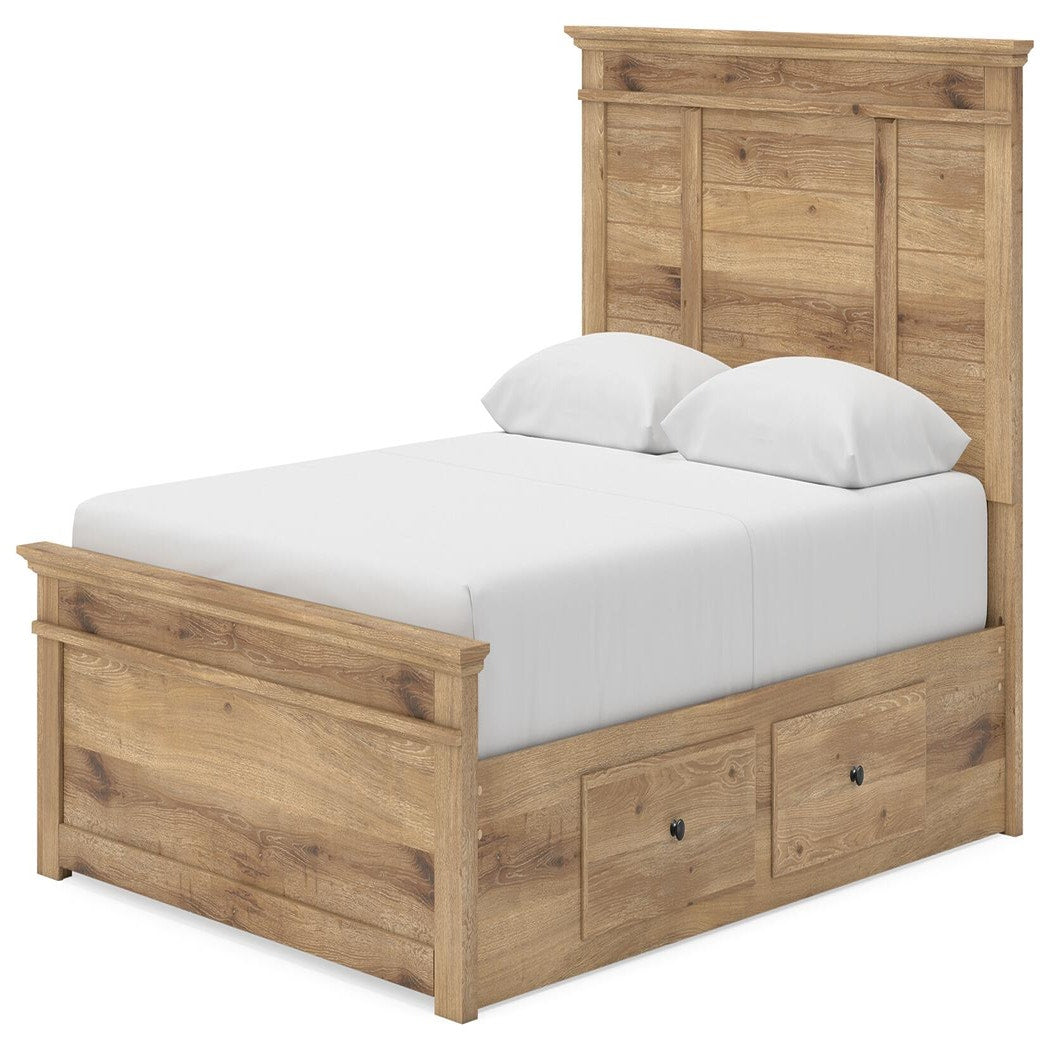 Makidern Queen Panel Storage Bed (PCB1170-SI) - Image 4
