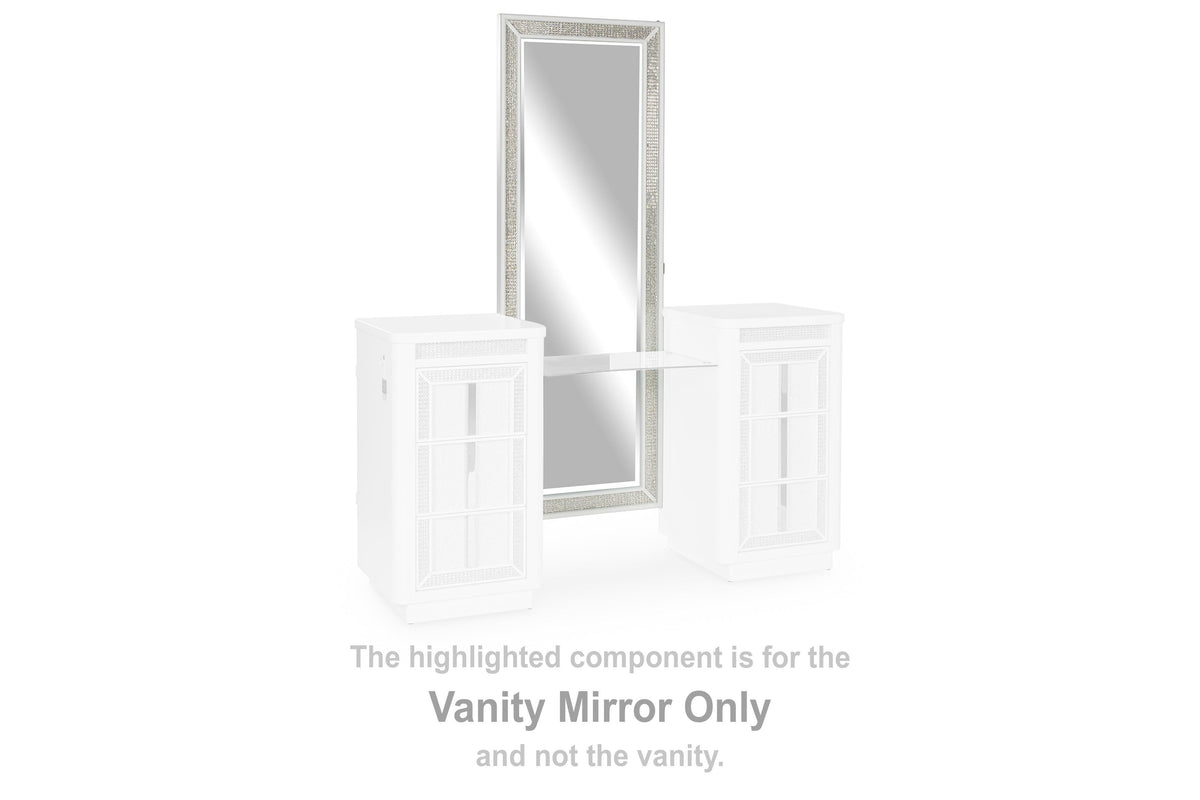 Chalanna Vanity Mirror (Youth) - White  (B822-SI)