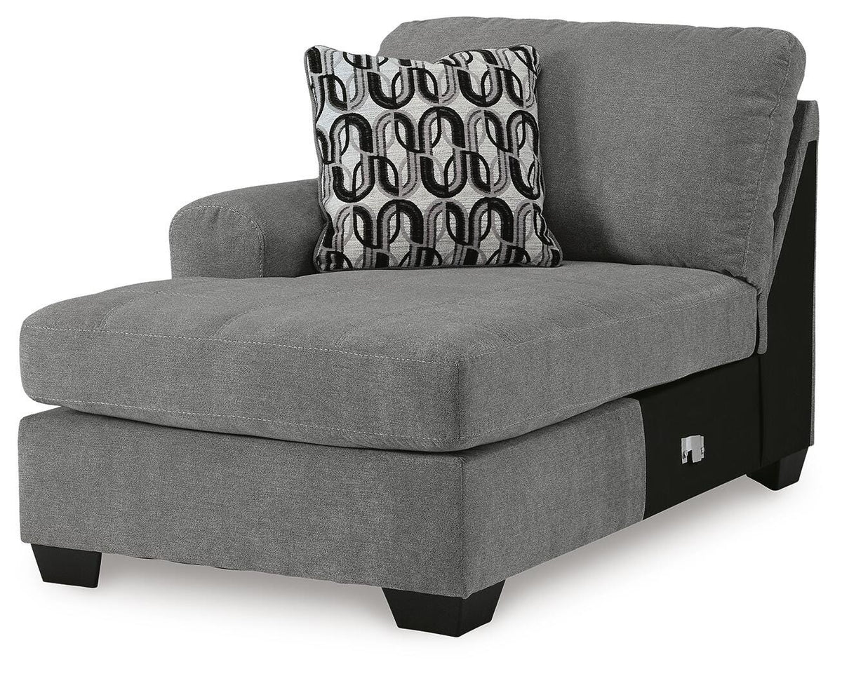Birkdale Court Left-Arm Facing Sofa with Corner Wedge (32402-SI) - Image 9
