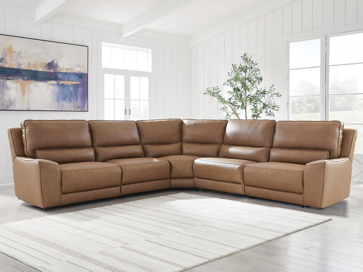 DeepWakes 5-Piece Power Reclining Sectional (PCU62606-SI) - Image 2