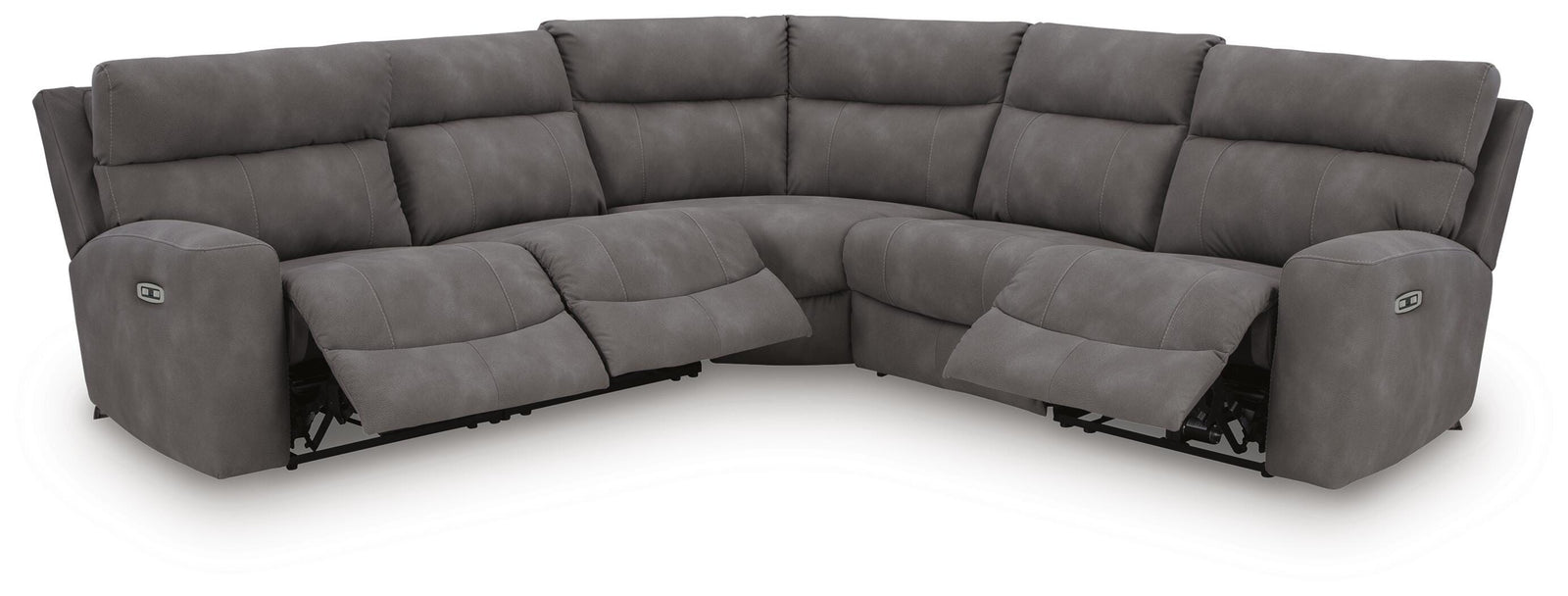Next-Gen Durapella 5-Piece Power Reclining Sectional (61003-SI) - Image 2