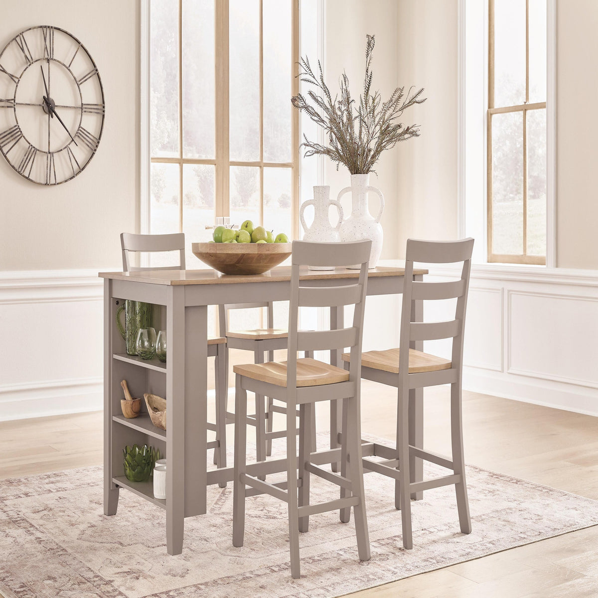 Harperfeld Dining Table and 4 (PCD403-SI) - Image 2