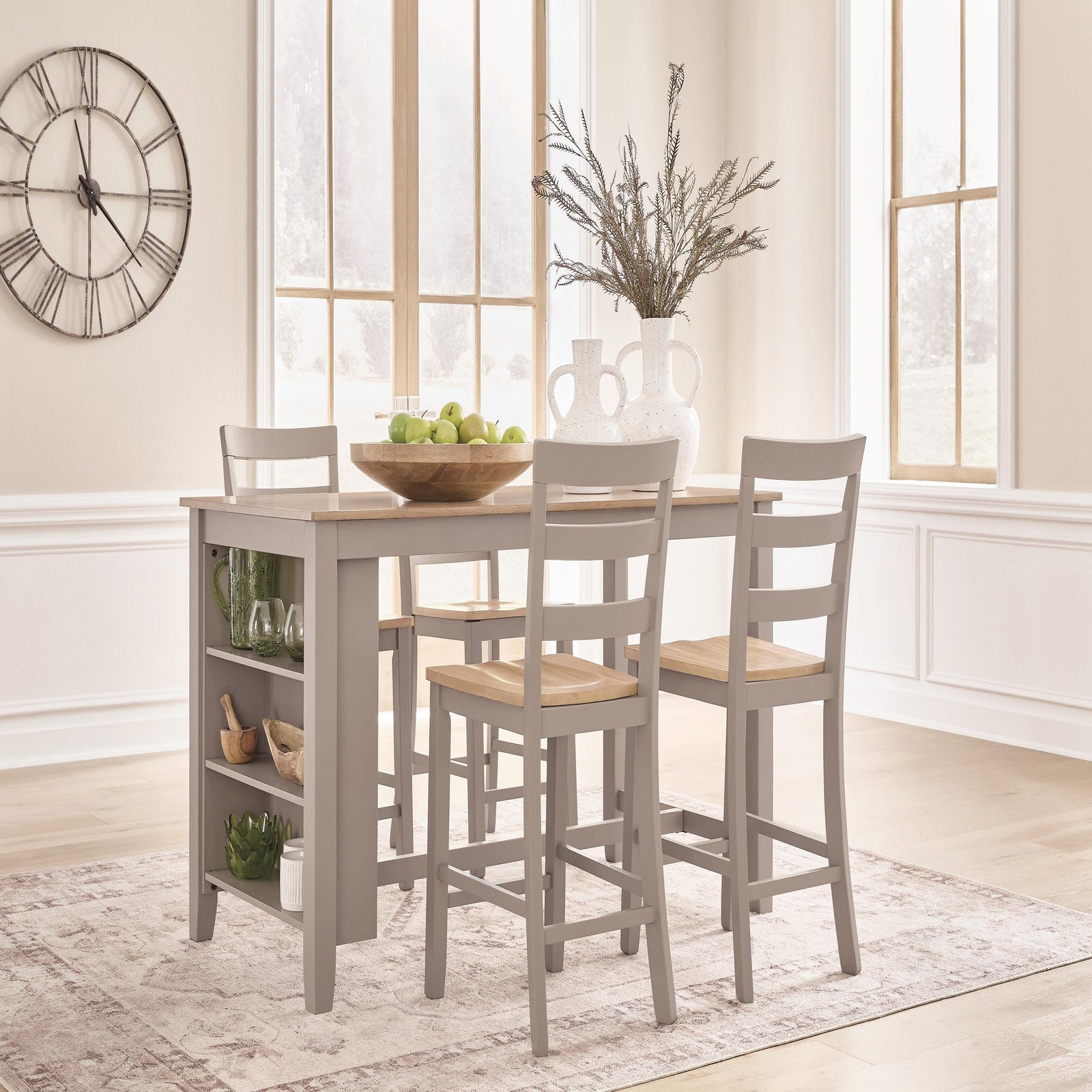 Harperfeld Dining Table and 4 (PCD403-SI) - Image 2