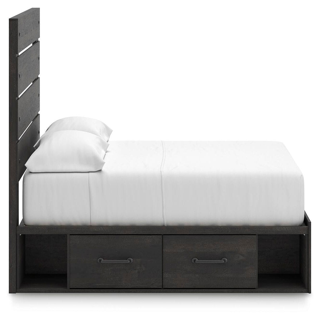 Hollivern Full Panel Bed with Storage (PCB2108-SI) - Image 8