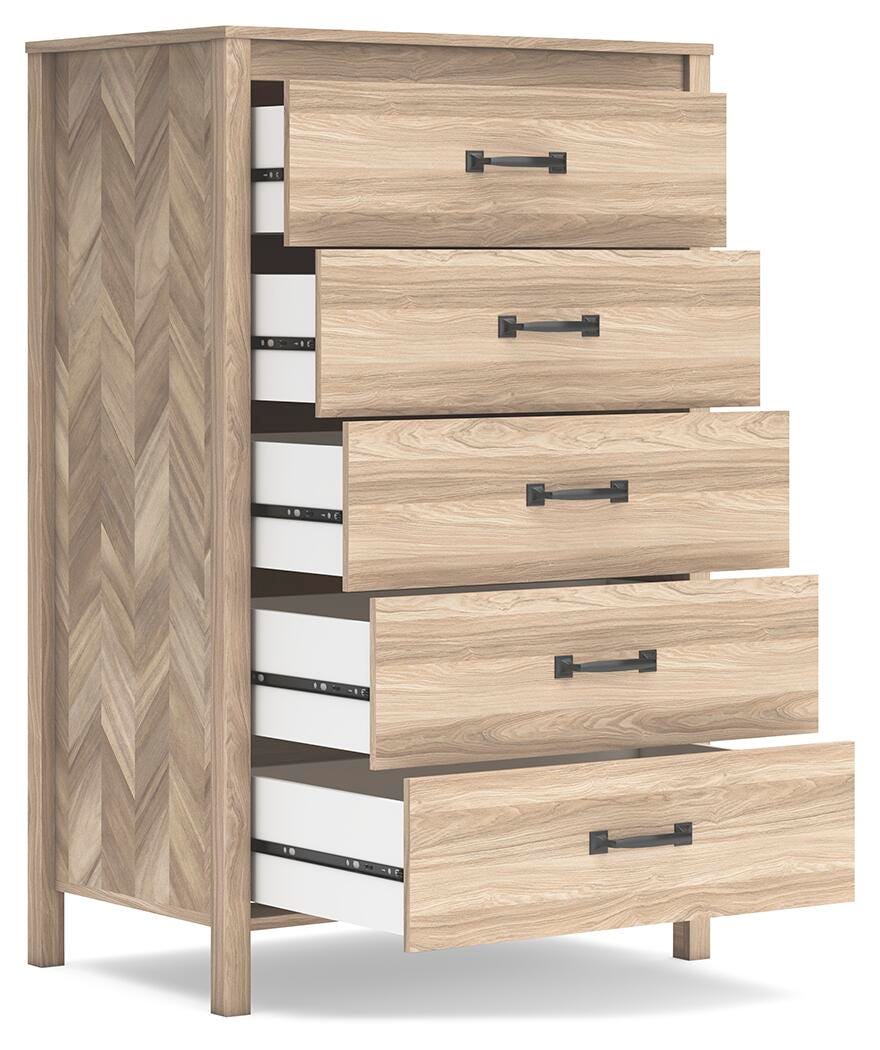 Battelle Chest of Drawers - Tan  (EB3929-SI) - Image 4