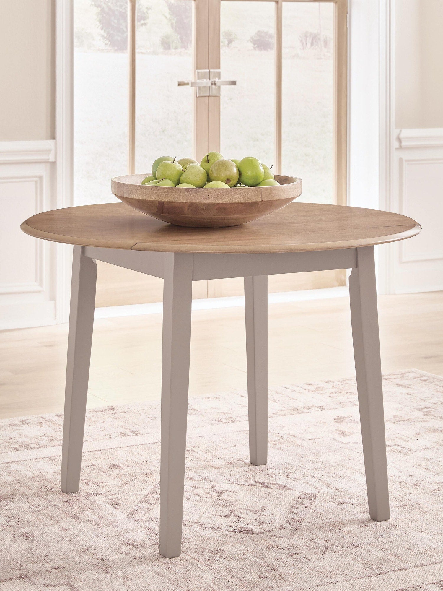 Harperfeld Dining Drop Leaf Table (PCD403-SI) - Image 2