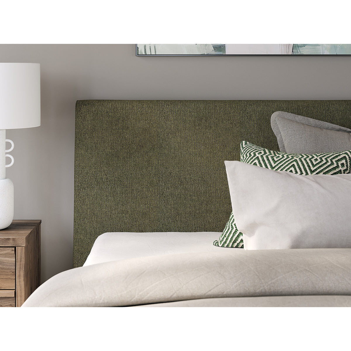 Chirason Queen Upholstered Bed with Roll Slats (PCB3367-SI) - Image 9
