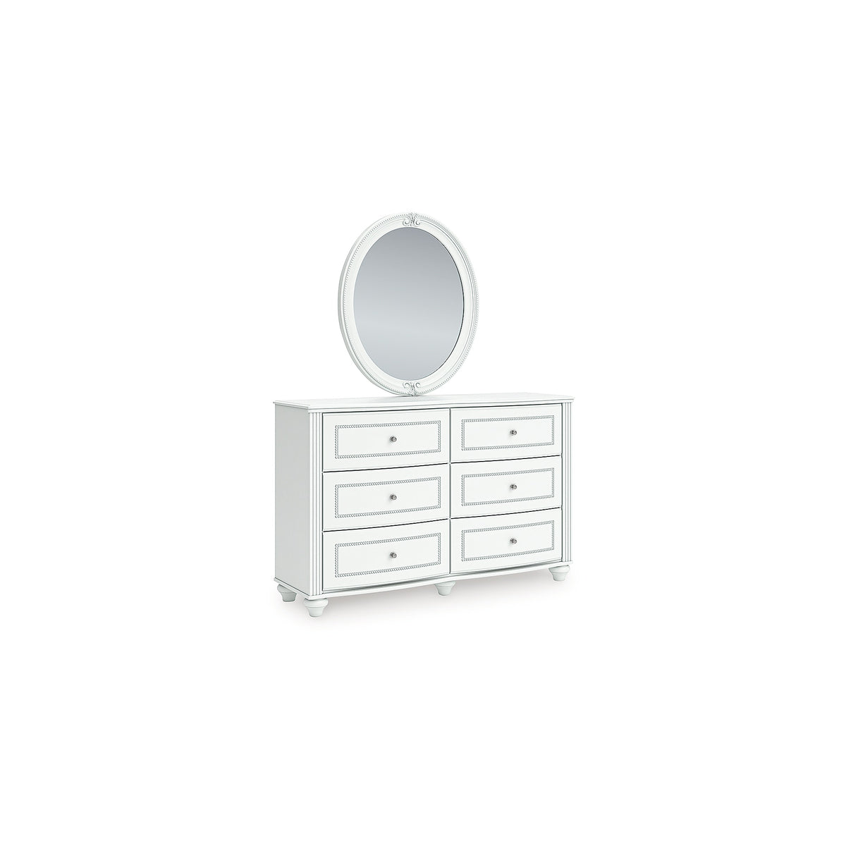 Kozlani Twin Upholstered Panel Bed, Dresser and Mirror (PCB1819-SI) - Image 10