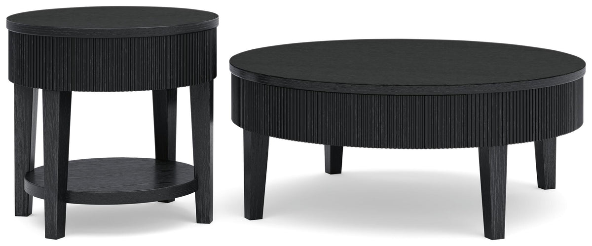 Marstream Coffee Table and End Table (T551-SI)