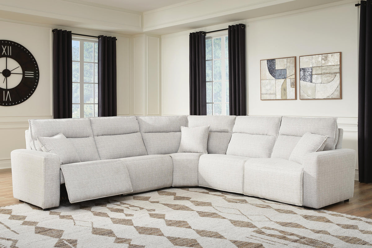 Modmax II 5-Piece Power Reclining Sectional (65907-SI) - Image 2