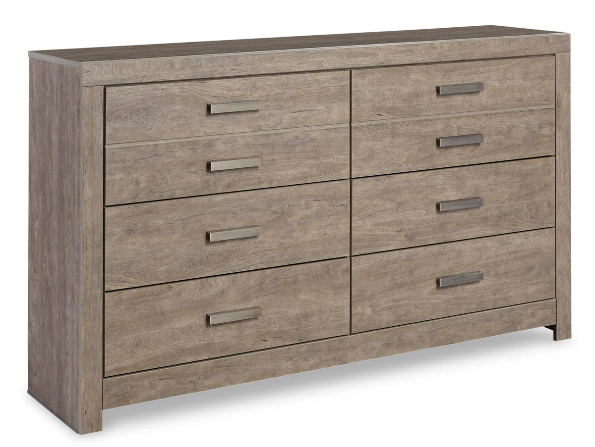 Culverbach Panel Bed and Dresser - Gray  (B070-SI) - Image 2