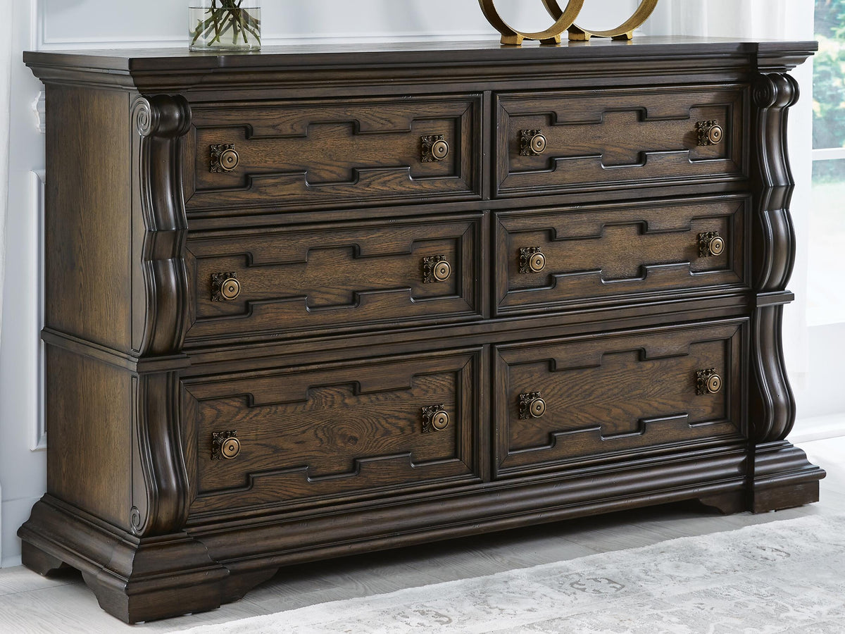 Maylee Dresser - Dark Brown  (B947-SI) - Image 2