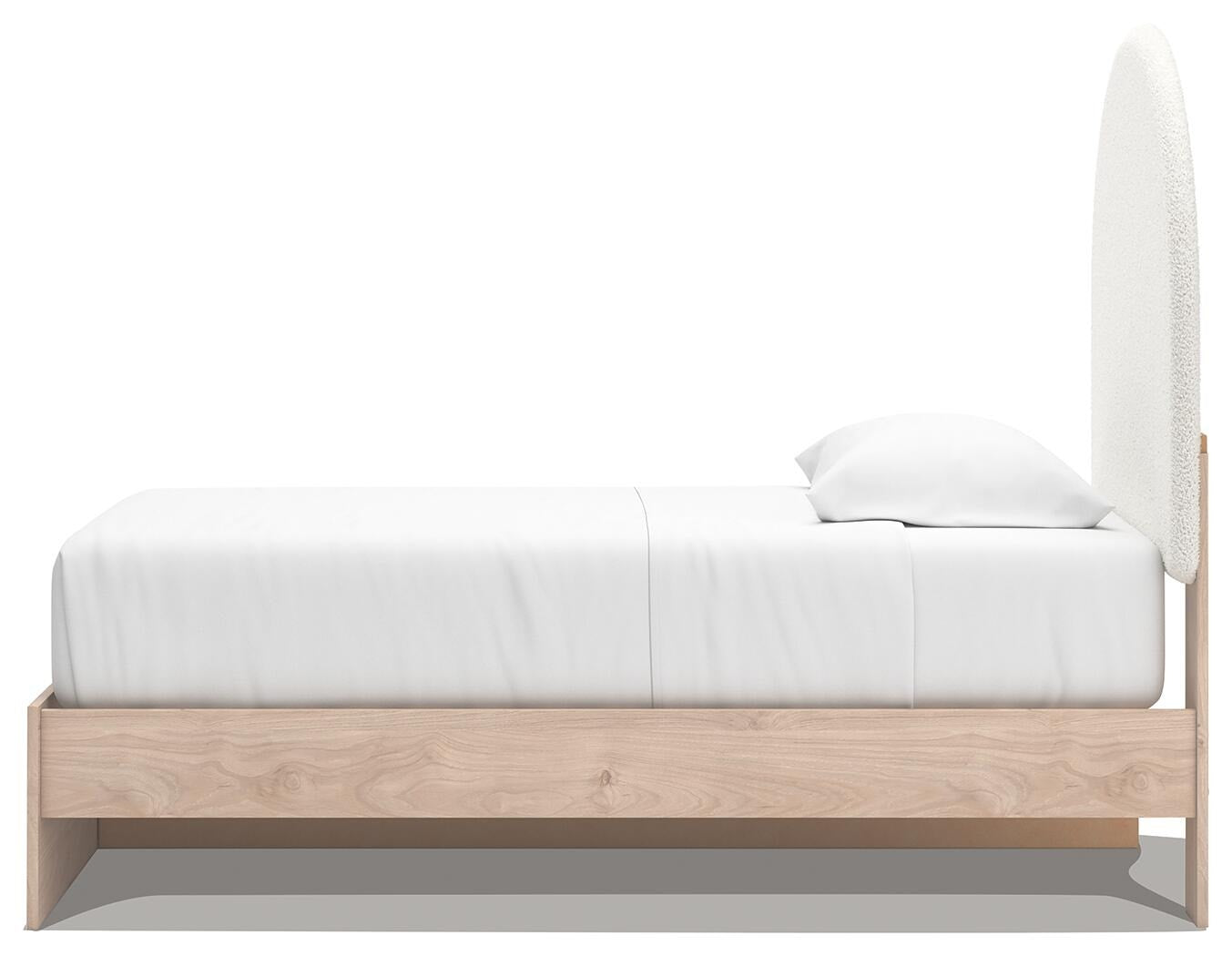 Arloster Twin Upholstered Panel Bed with Storage (PCB1566-SI) - Image 7