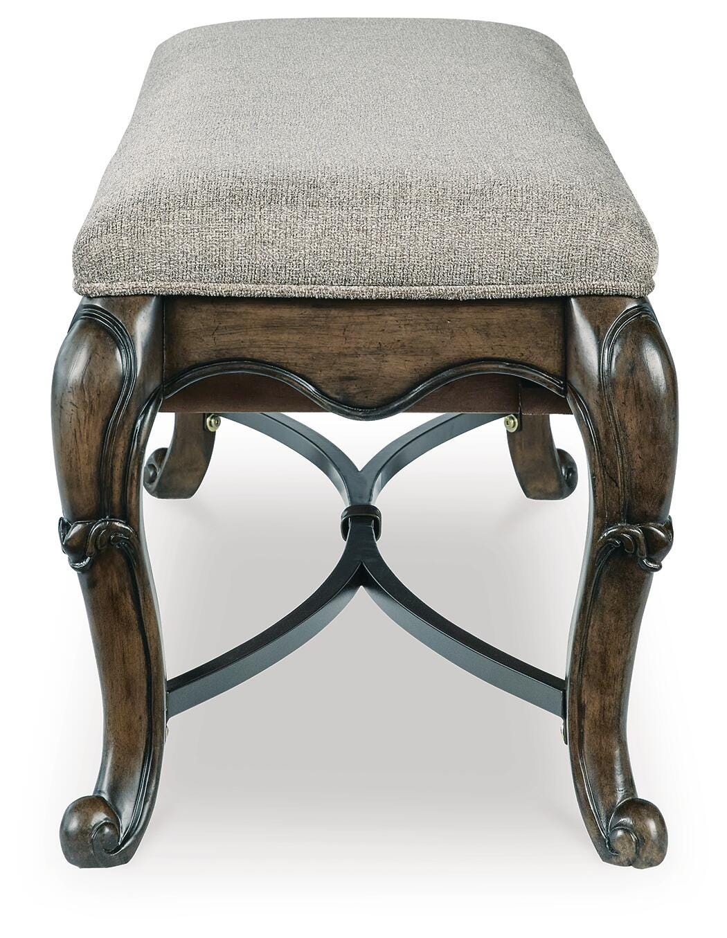 Maylee Dining Table, 6 Chairs and Bench (D947-SI) - Image 6