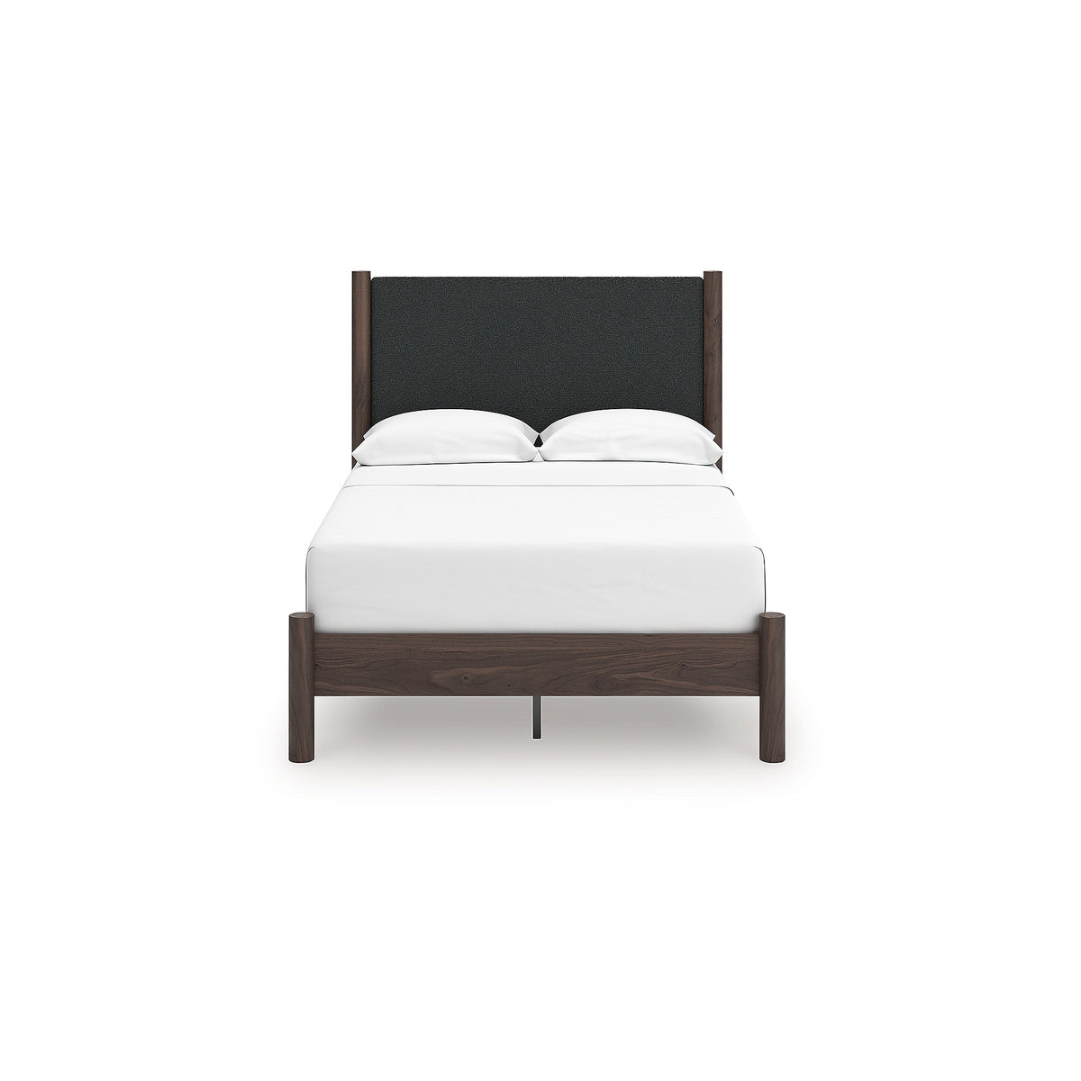 Pamytta Full Upholstered Platform Bed, Dresser and Mirror (PCB2614-SI) - Image 9